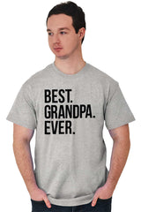 Best Grandpa Ever T Shirt-Direct To Garment Print-Brisco Baby