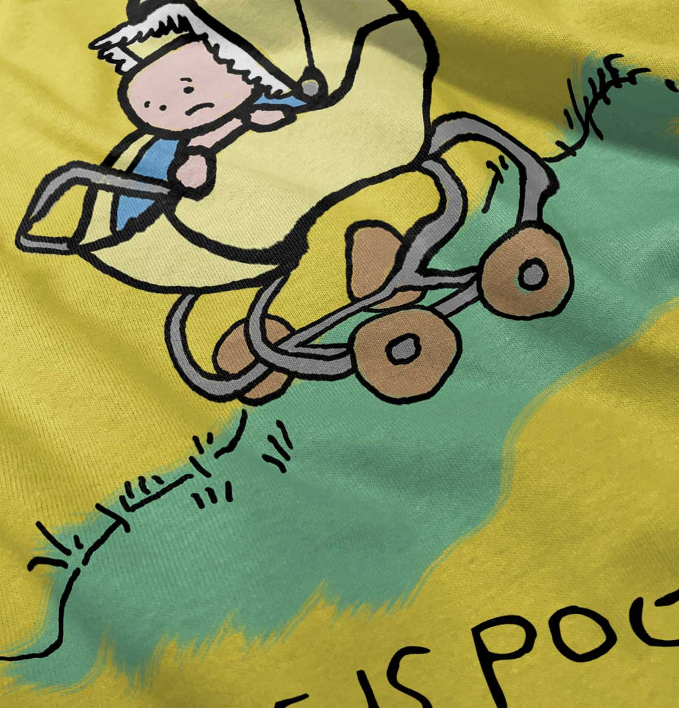 Downhill Stroller Romper-Direct To Garment Print-Brisco Baby