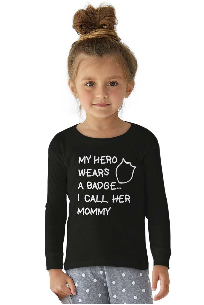 Hero Wears Badge Solid Baby Pajama Top-Direct To Garment Print-Brisco Baby
