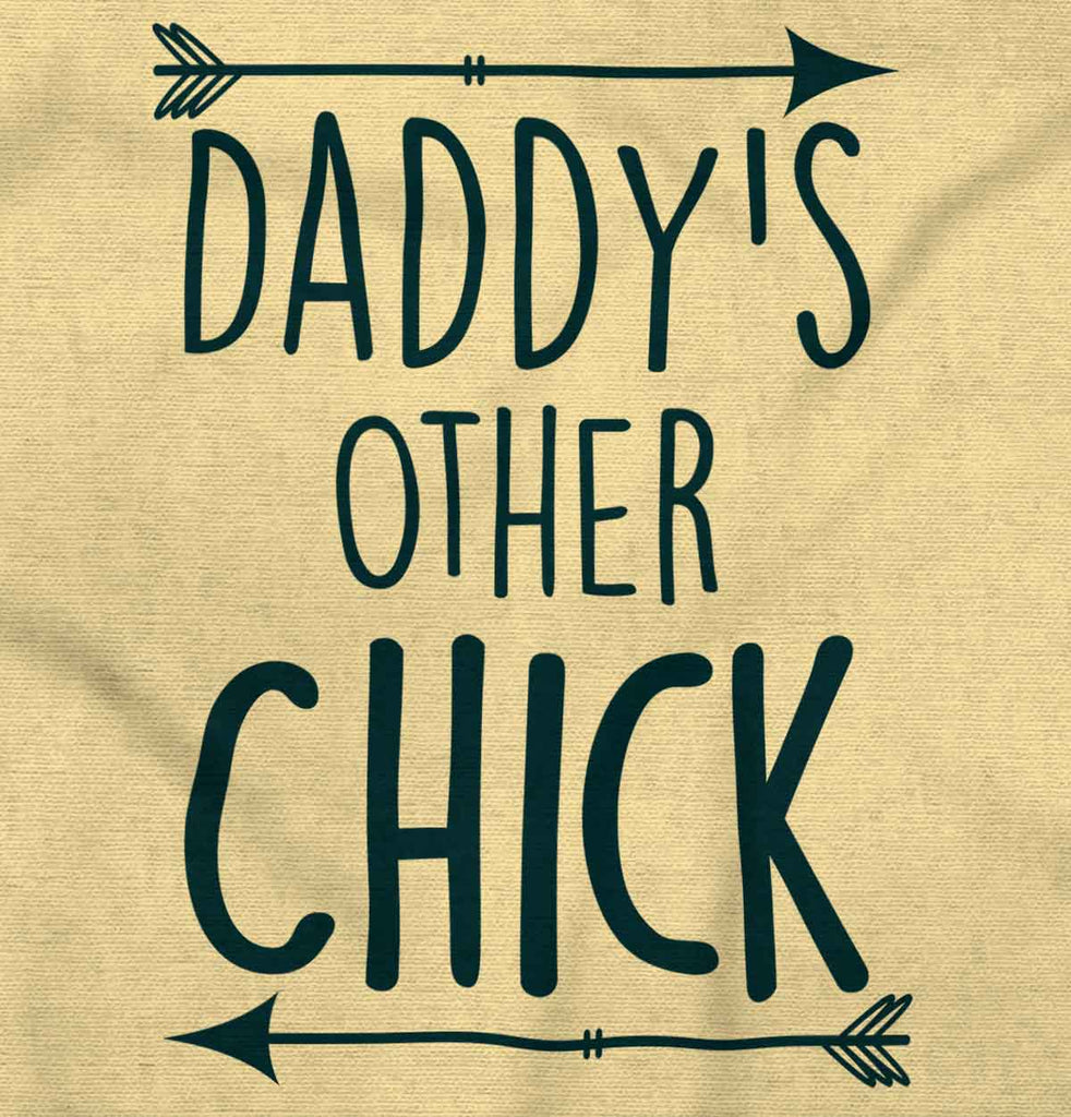 Daddy's Other Chick Romper Bodysuit-Direct To Garment Print-Brisco Baby