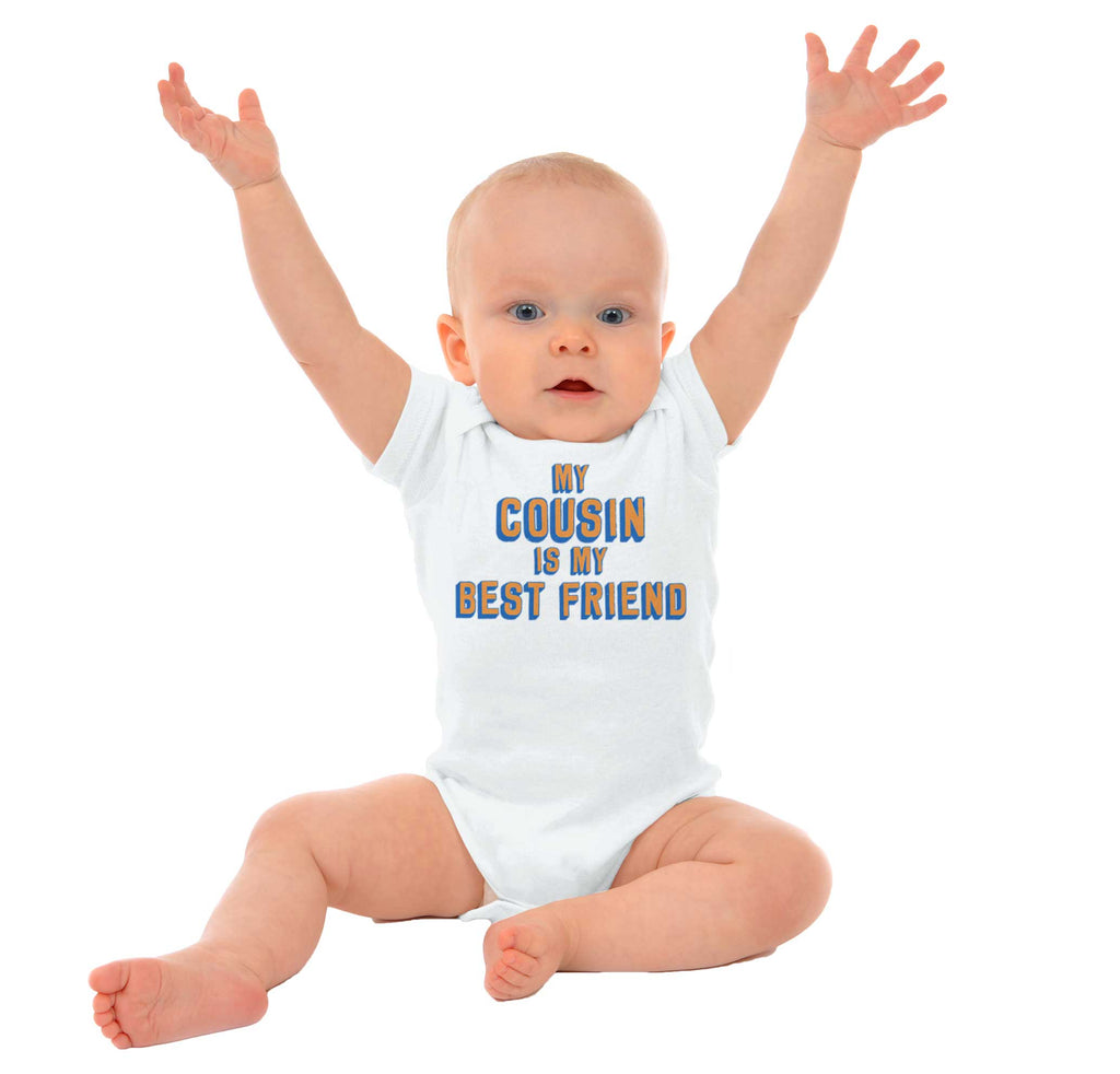 Cousin Best Friend Romper Bodysuit-Direct To Garment Print-Brisco Baby