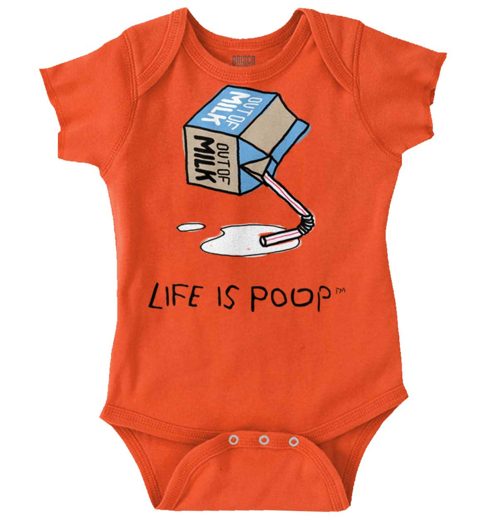 Out of Milk Romper Bodysuit-Direct To Garment Print-Brisco Baby