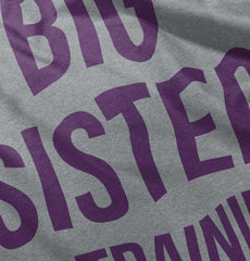 Big Sister In Training Romper Bodysuit-Direct To Garment Print-Brisco Baby