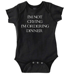 I'm Not Crying Romper Bodysuit-Direct To Garment Print-Brisco Baby