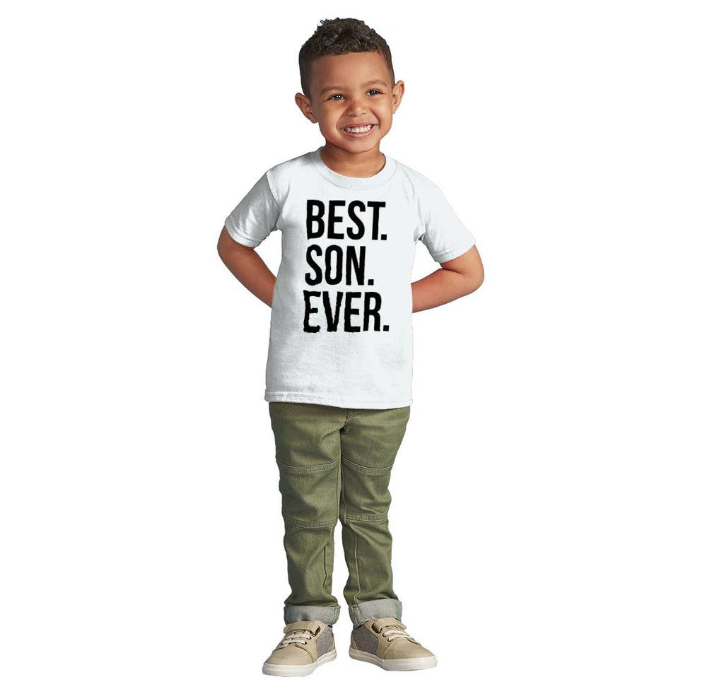 Best Son Ever Infant Toddler T Shirt-Direct To Garment Print-Brisco Baby