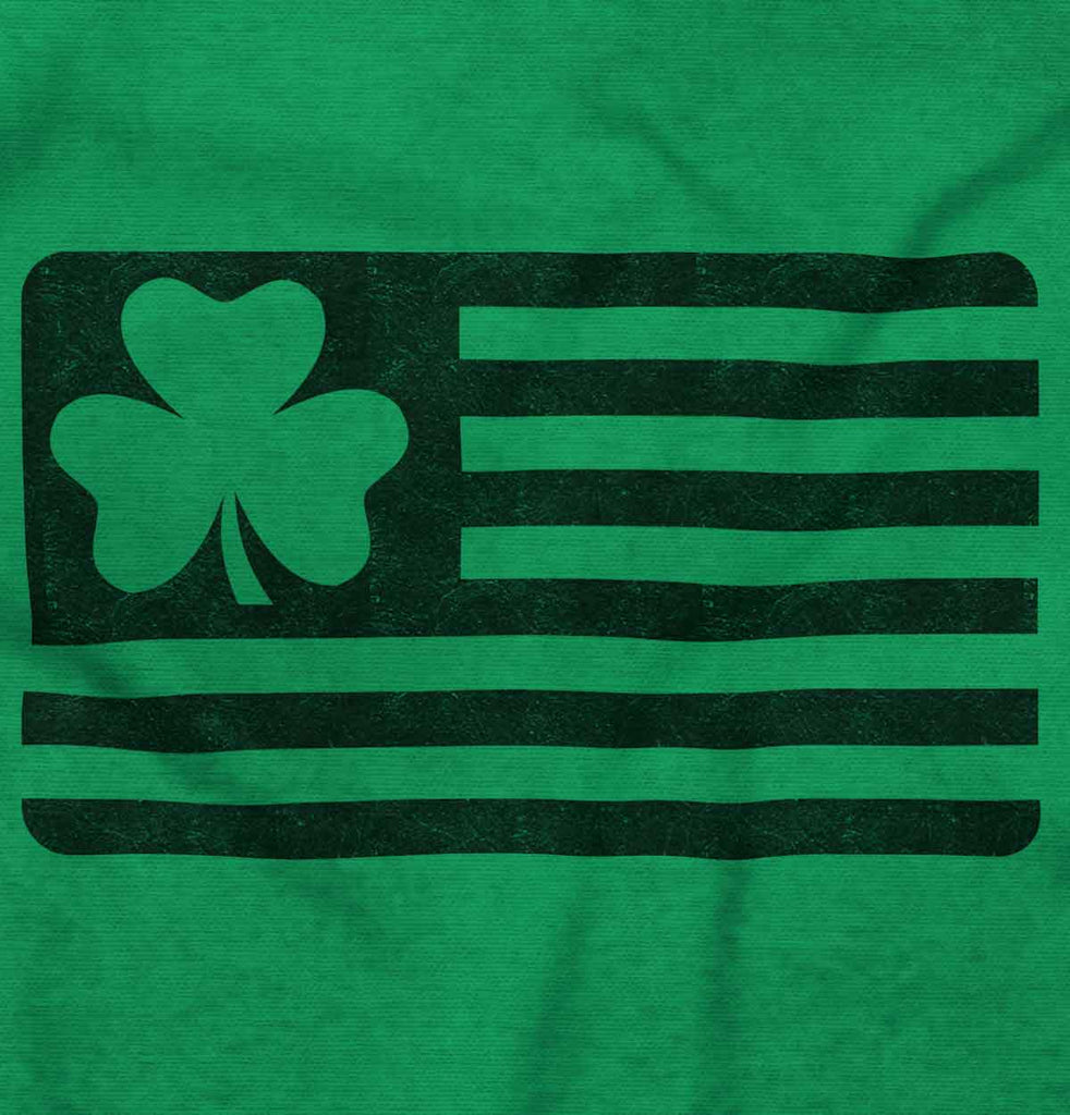 Shamrock Flag Romper Bodysuit-Direct To Garment Print-Brisco Baby
