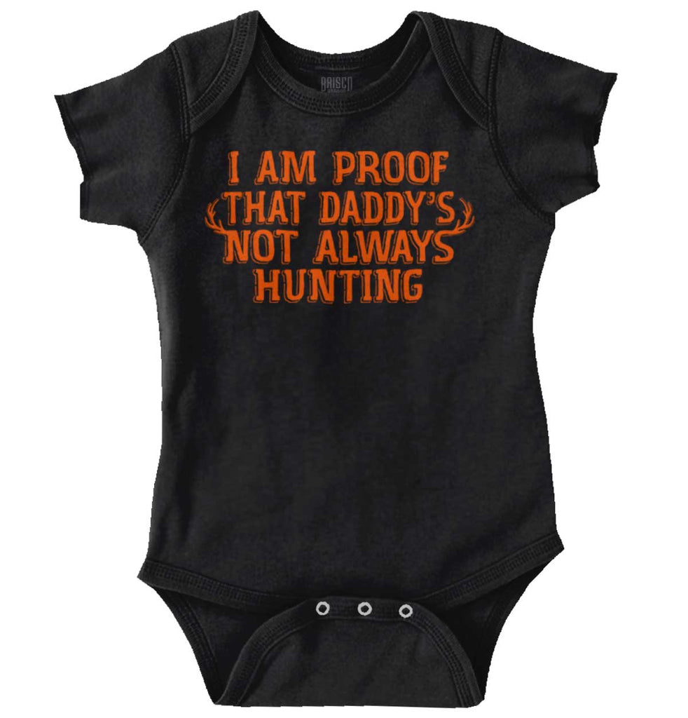 Not Always Hunting Romper Bodysuit-Direct To Garment Print-Brisco Baby