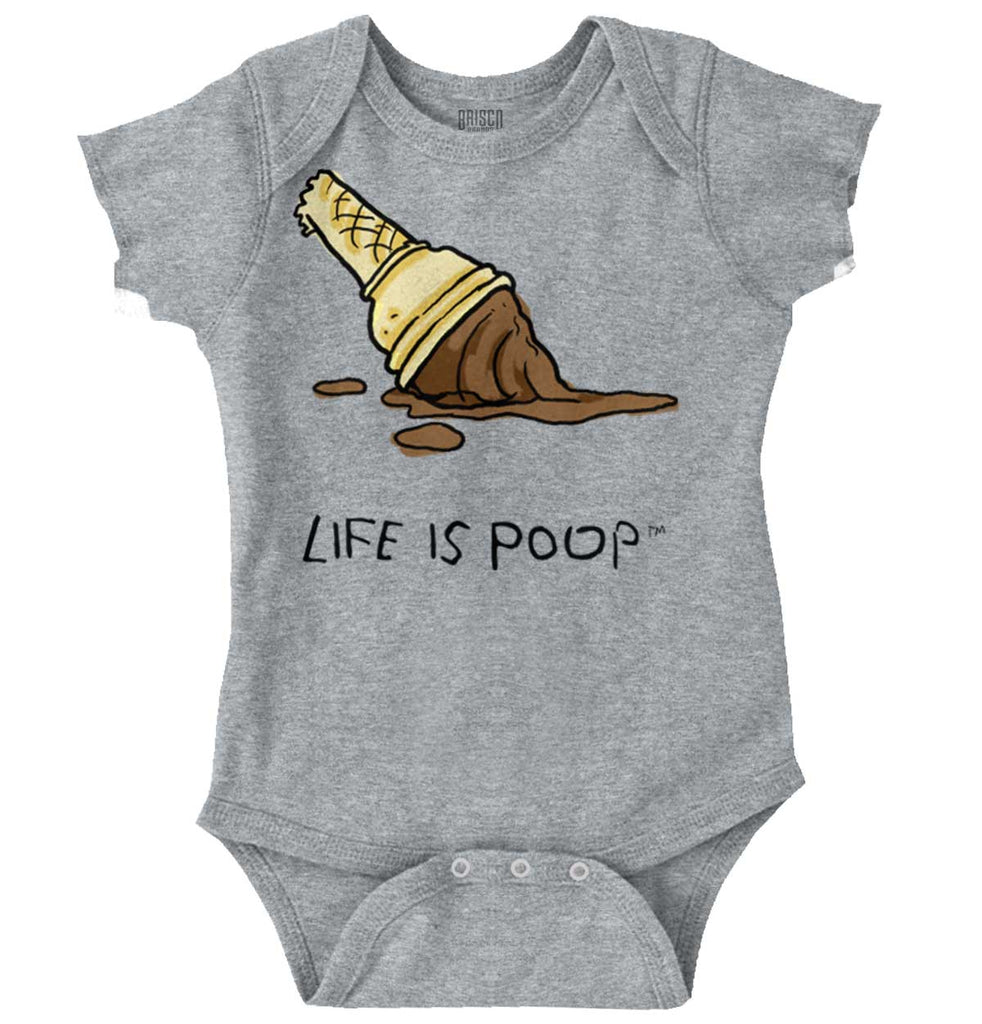 Dropped Cone Romper Bodysuit-Direct To Garment Print-Brisco Baby