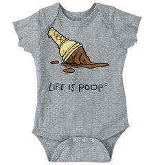 Dropped Cone Romper Bodysuit-Direct To Garment Print-Brisco Baby