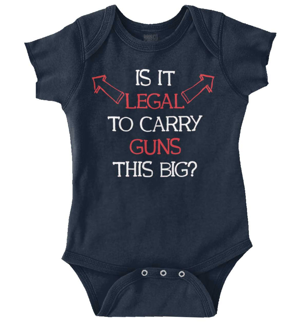 Is It Legal Romper Bodysuit-Direct To Garment Print-Brisco Baby