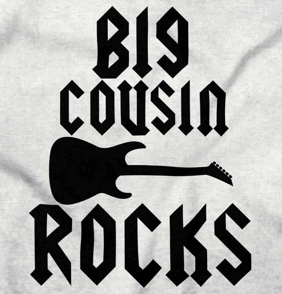 Big Cousin Rocks Infant Baby Bib-Direct To Garment Print-Brisco Baby