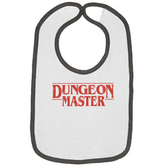 Dungeon Masters TV Show Nerd Trimmed Colored Velcro Bib-Direct To Garment Print-Brisco Baby