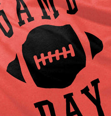 Game Day Football Romper Bodysuit-Direct To Garment Print-Brisco Baby