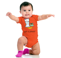 Potty Train Romper Bodysuit-Direct To Garment Print-Brisco Baby