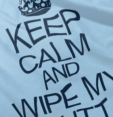 Wipe My Butt Infant Baby Bib-Direct To Garment Print-Brisco Baby