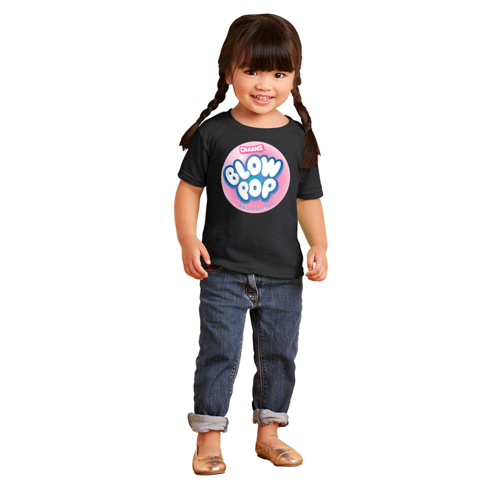 Charms Blow Pop Infant Toddler T Shirt-Direct To Garment Print-Brisco Baby