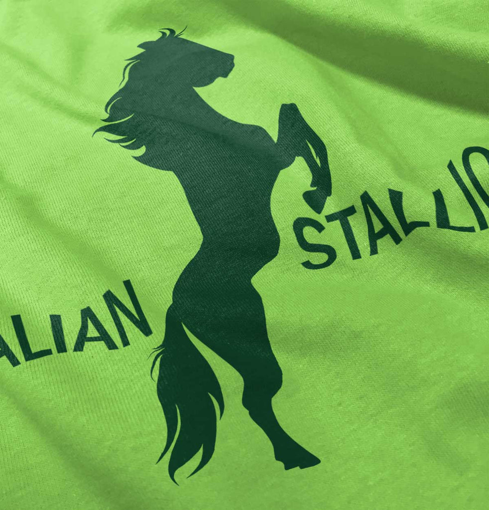 Italian Stallion Romper Bodysuit-Direct To Garment Print-Brisco Baby