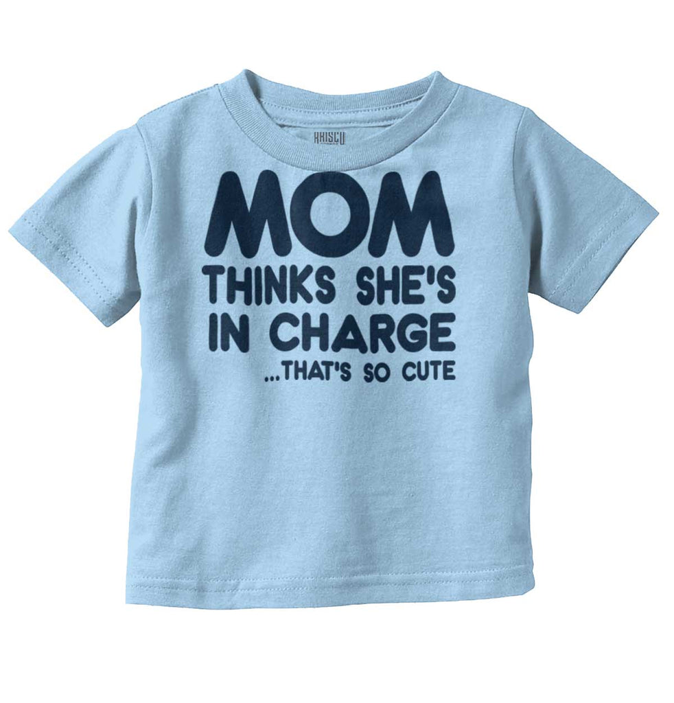 In Charge Infant Toddler T Shirt-Direct To Garment Print-Brisco Baby