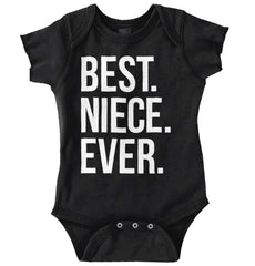 Best Niece Ever Romper Bodysuit-Direct To Garment Print-Brisco Baby