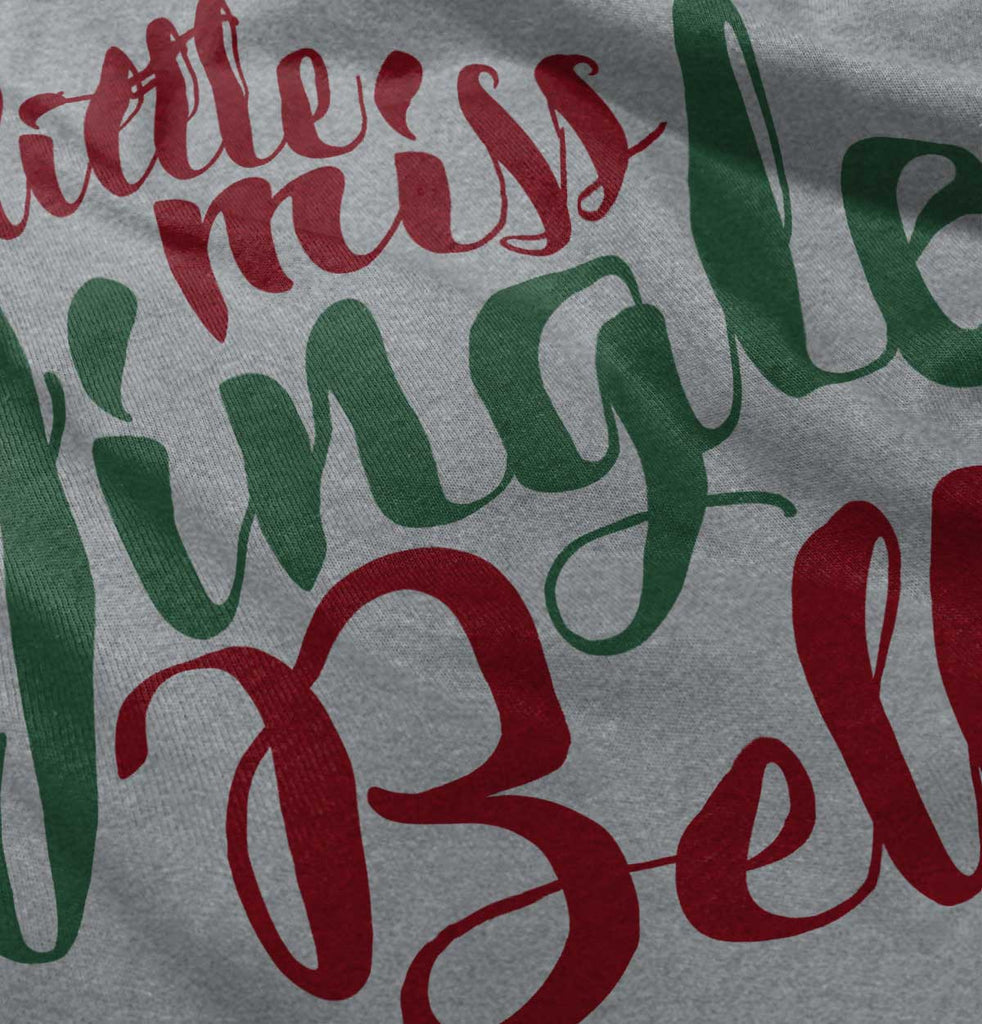 Little Miss Jingle Bell Infant Toddler T Shirt-Direct To Garment Print-Brisco Baby