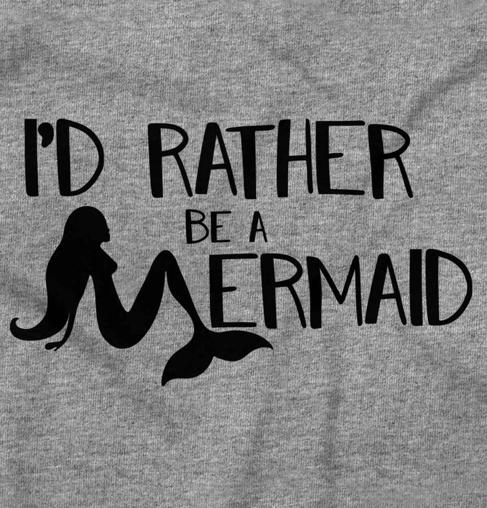 Rather Be A Mermaid Romper Bodysuit-Direct To Garment Print-Brisco Baby