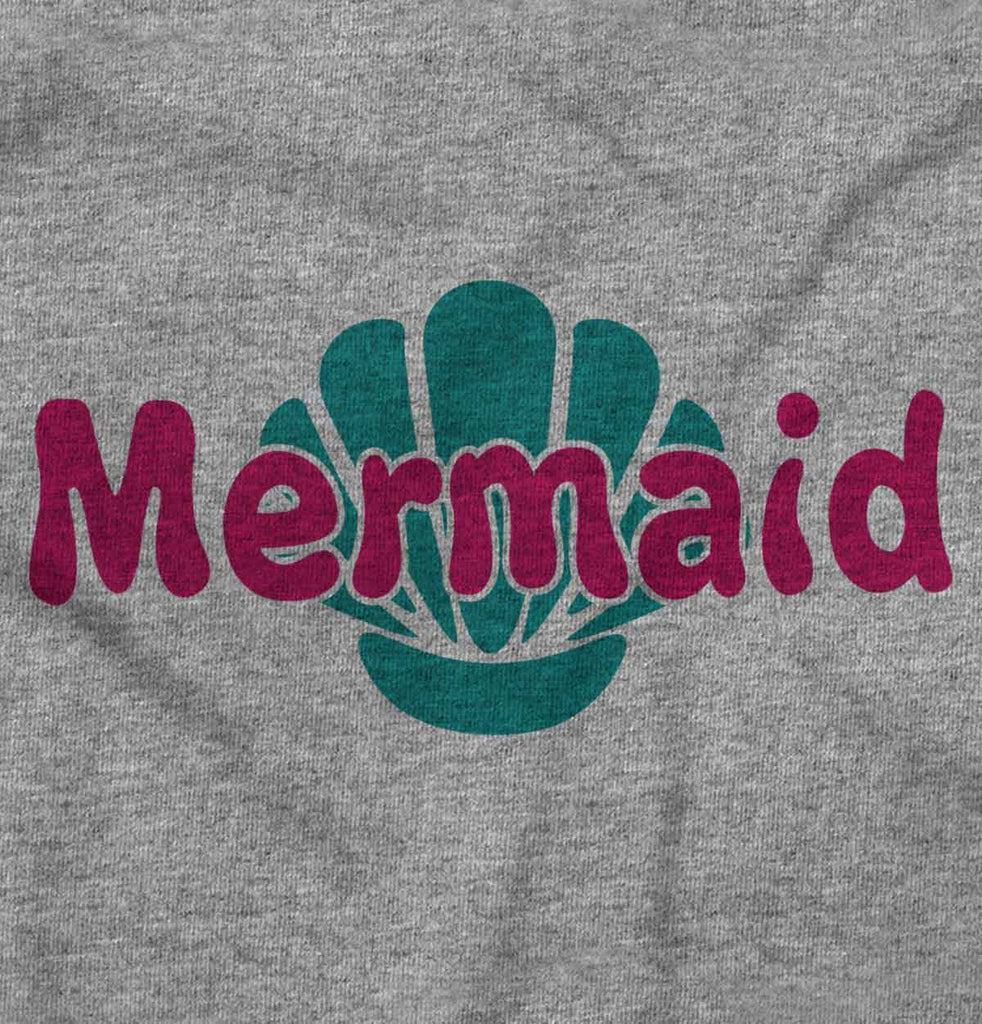 Mermaid Shell Infant Toddler T Shirt-Direct To Garment Print-Brisco Baby