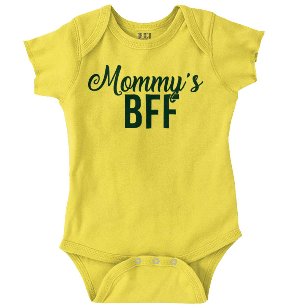 Mommy's BFF Romper Bodysuit-Direct To Garment Print-Brisco Baby