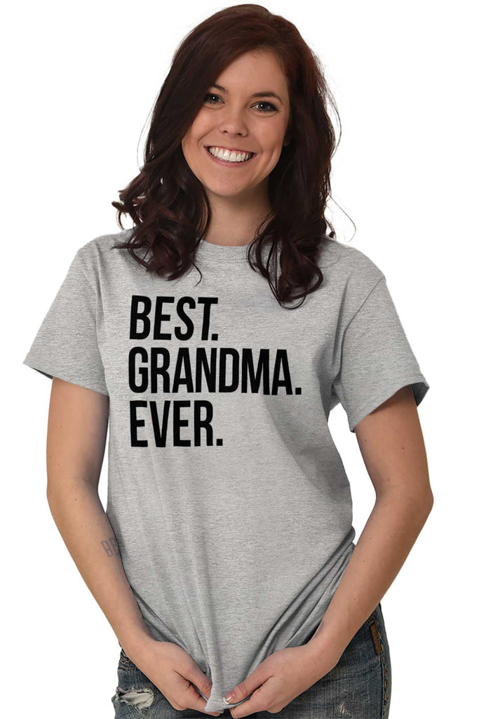 Best Grandma Ever T Shirt-Direct To Garment Print-Brisco Baby