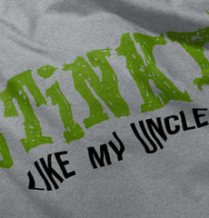 Stinky Like My Uncle Infant Toddler T Shirt-Direct To Garment Print-Brisco Baby