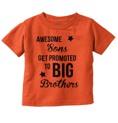 Awesome Sons Promoted Infant Toddler T Shirt-Direct To Garment Print-Brisco Baby