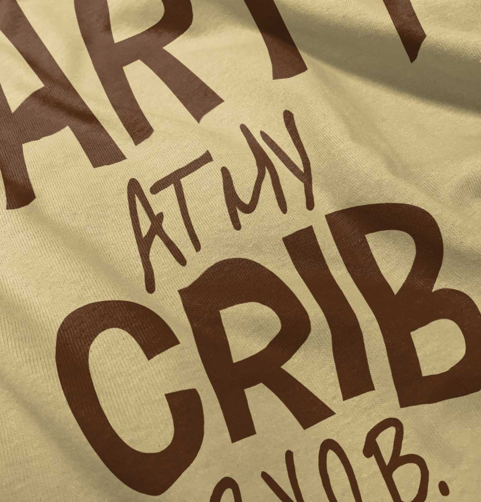 Party At My Crib Romper Bodysuit-Direct To Garment Print-Brisco Baby