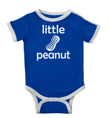 Little Peanut Ringer Romper Bodysuit-Direct To Garment Print-Brisco Baby