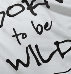 Born To Be Wild Romper Bodysuit-Direct To Garment Print-Brisco Baby