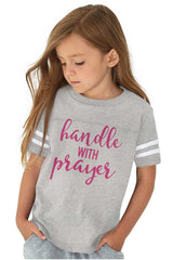 Prayer Care Toddler Football Jersey Tee-Direct To Garment Print-Brisco Baby