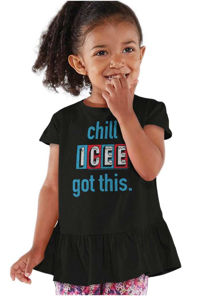 I Got This Toddler Ruffle Bottom Tee-Direct To Garment Print-Brisco Baby