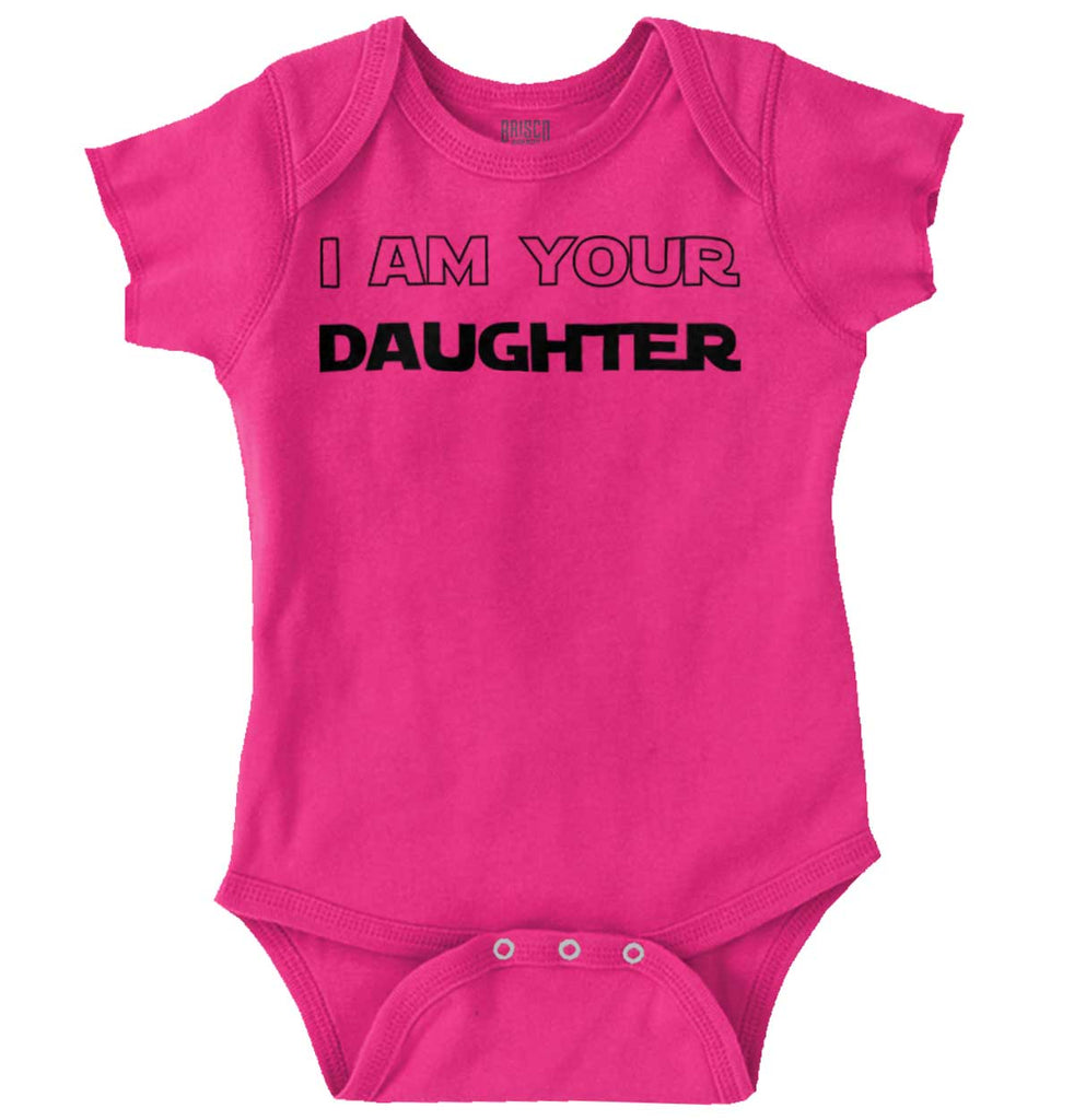 I Am Your Daughter Romper Bodysuit-Direct To Garment Print-Brisco Baby