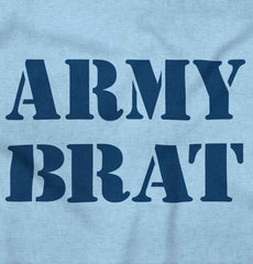 Army Brat Infant Baby Bib-Direct To Garment Print-Brisco Baby