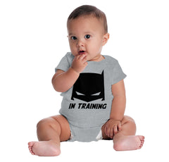 Batbaby In Training Romper Bodysuit-Misc-Brisco Baby