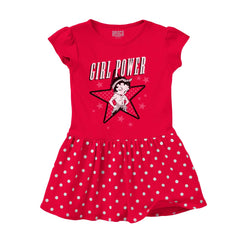 Superwoman Betty Baby Polka Dot Skirt Dress-Direct To Garment Print-Brisco Baby