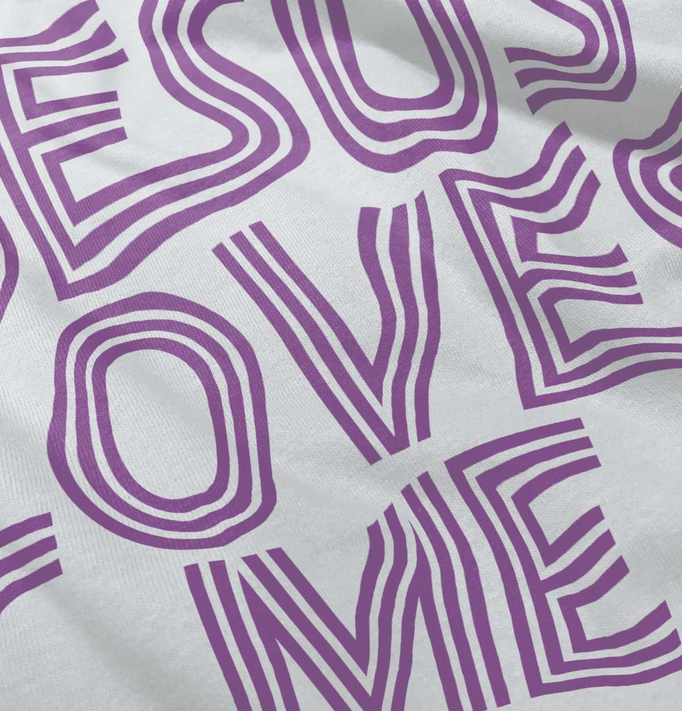 Christ Loves Me Baby Striped Skirt Dress-Direct To Garment Print-Brisco Baby