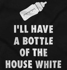 House White Infant Toddler T Shirt-Direct To Garment Print-Brisco Baby