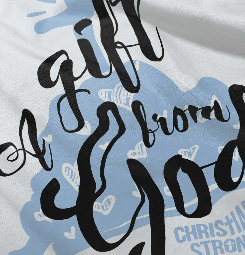 Gift From God Toddler Baseball-Direct To Garment Print-Brisco Baby