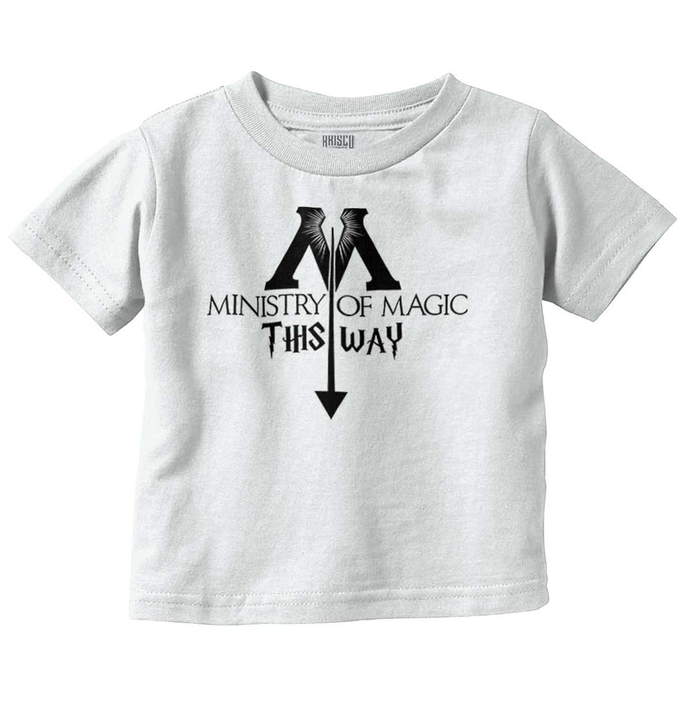 Ministry Of Magic Infant Toddler T Shirt-Direct To Garment Print-Brisco Baby