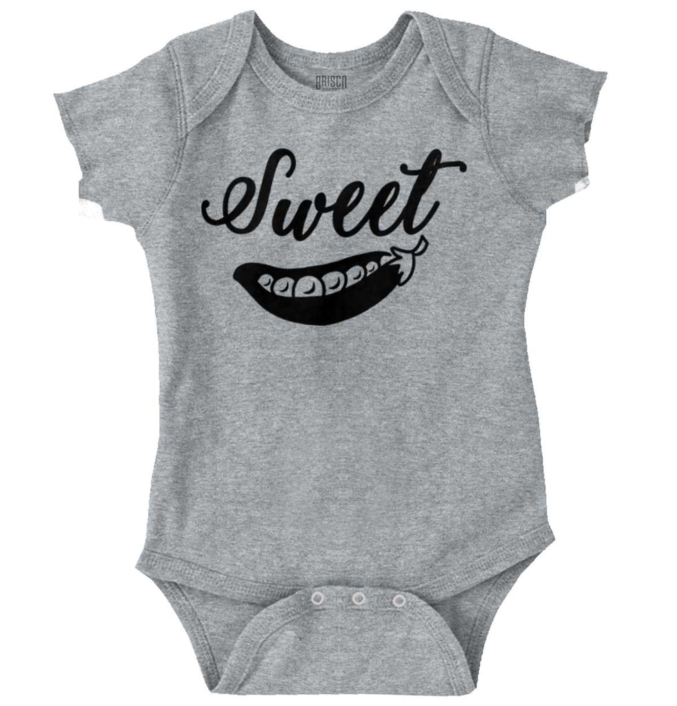 Sweet Pea Romper Bodysuit-Direct To Garment Print-Brisco Baby