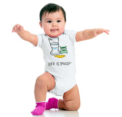 Potty Train Romper Bodysuit-Direct To Garment Print-Brisco Baby