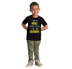 Grandpa Watching Over Me Infant Toddler T Shirt-Direct To Garment Print-Brisco Baby
