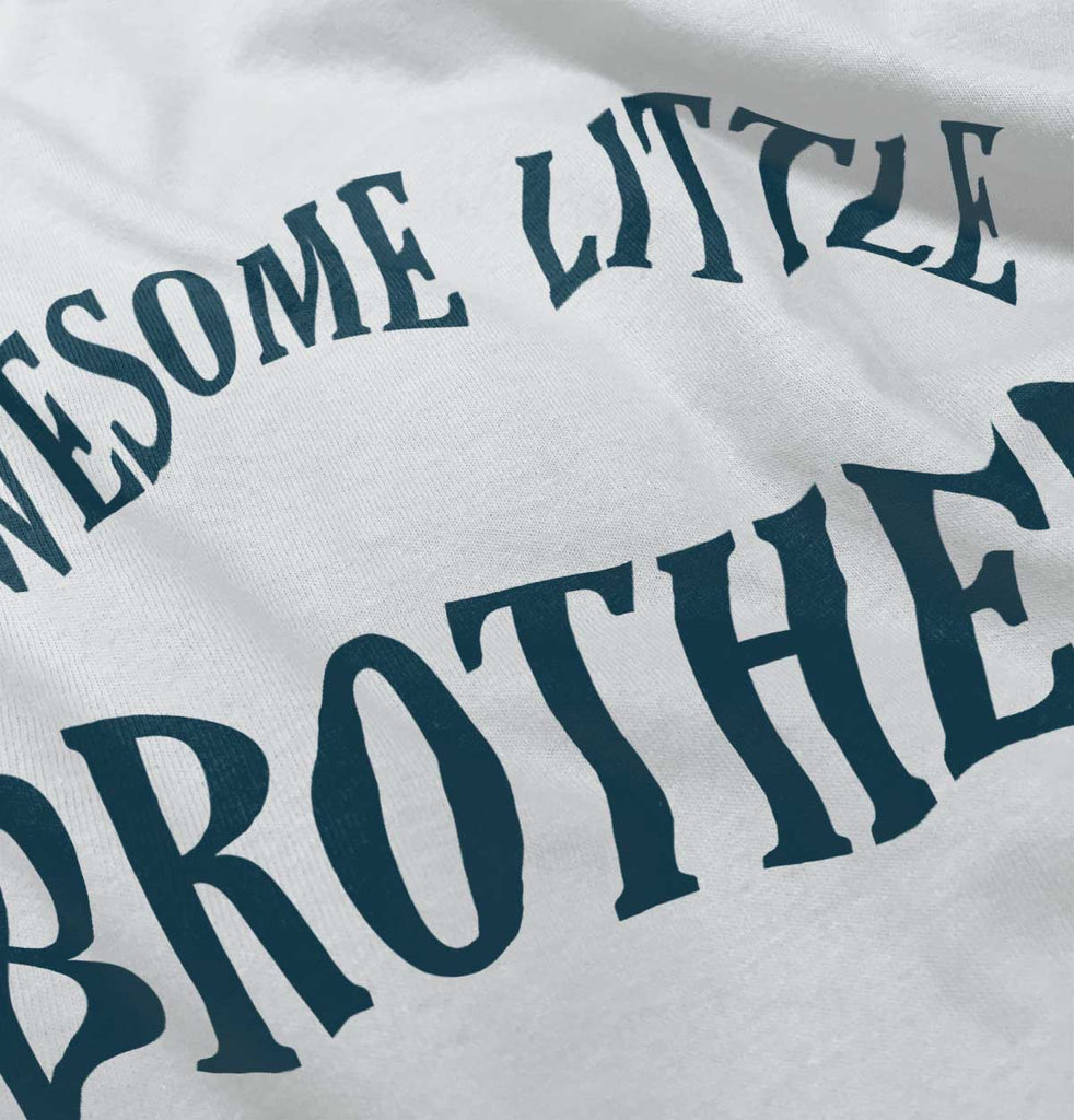 Awesome Little Brother Romper Bodysuit-Direct To Garment Print-Brisco Baby