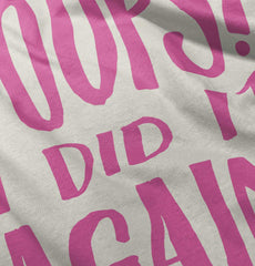 Poops I Did It Again Baby Striped Skirt Dress-Direct To Garment Print-Brisco Baby