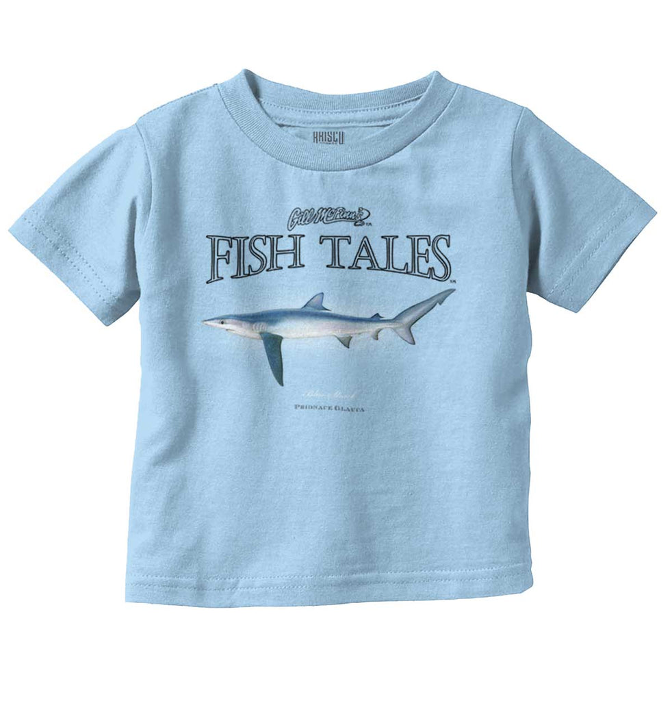 Blue Shark Infant Toddler T Shirt-Direct To Garment Print-Brisco Baby