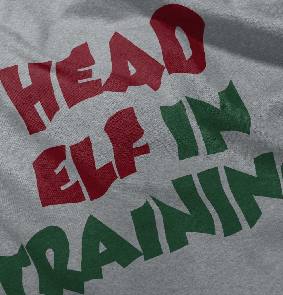 Head Elf Training Infant Toddler T Shirt-Direct To Garment Print-Brisco Baby